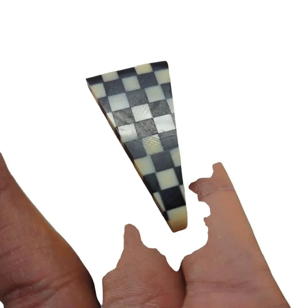 Vintage checkerboard triangle